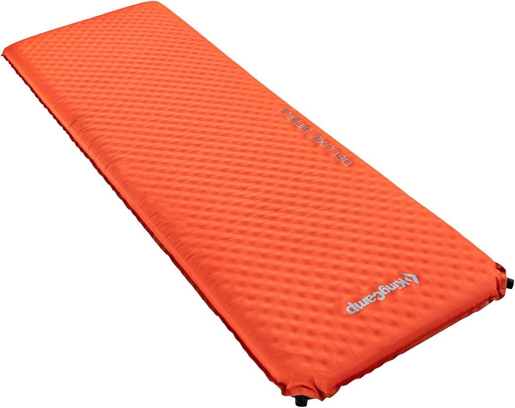 Self Inflating Insulated Camping Sleeping Pad Blue Y73158