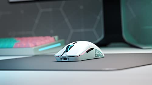White Ergonomic Mouse J70265