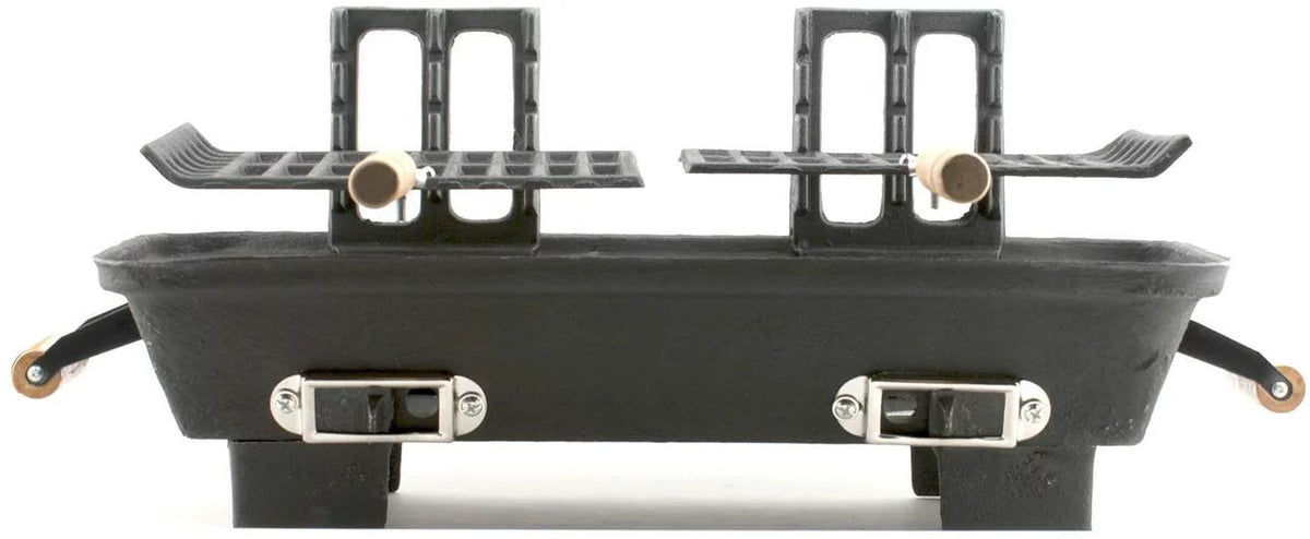 Cast Iron Hibachi Charcoal Grill, 10 by 18-Inch M7988
