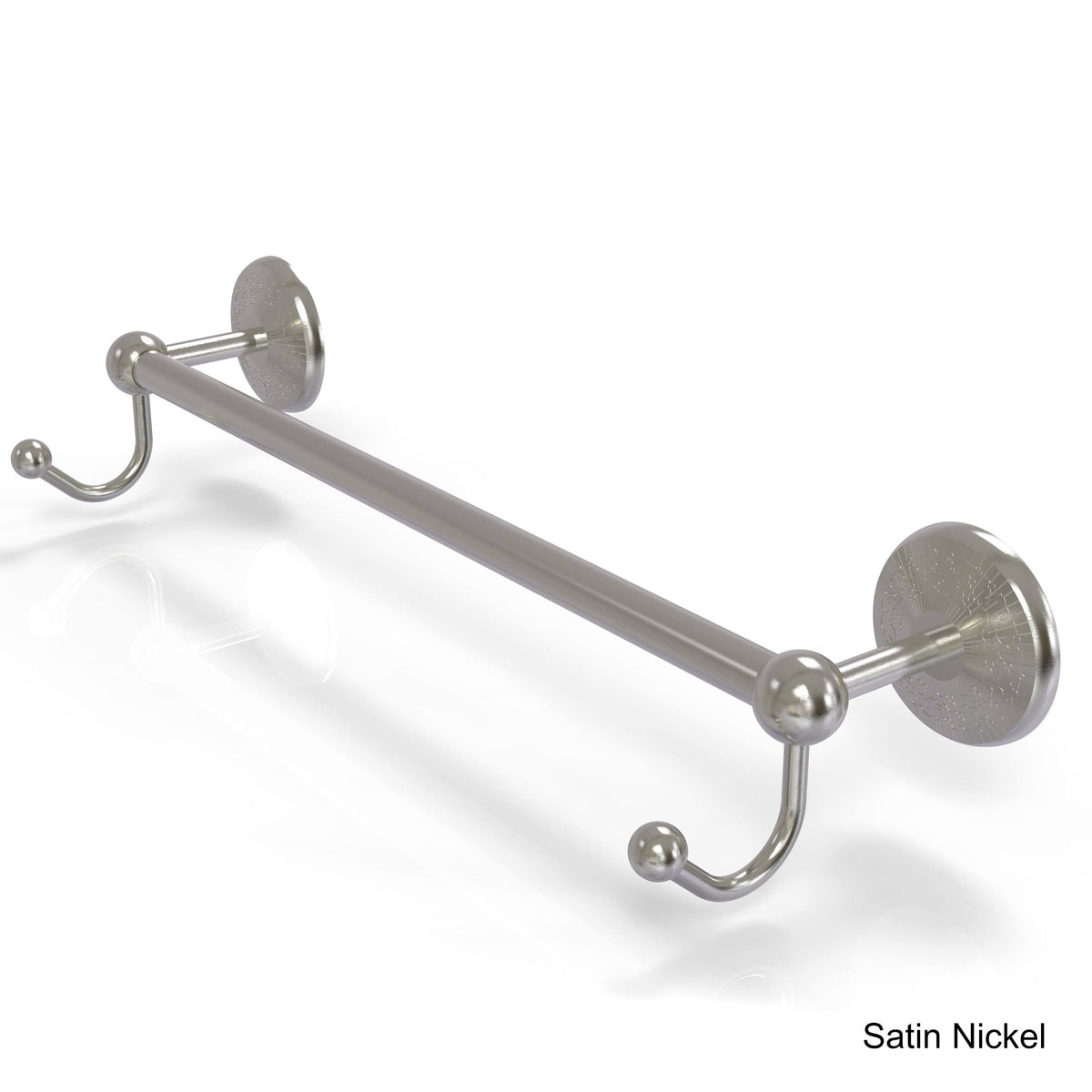 Antique Copper 36 inch Towel Bar with Hooks K4372