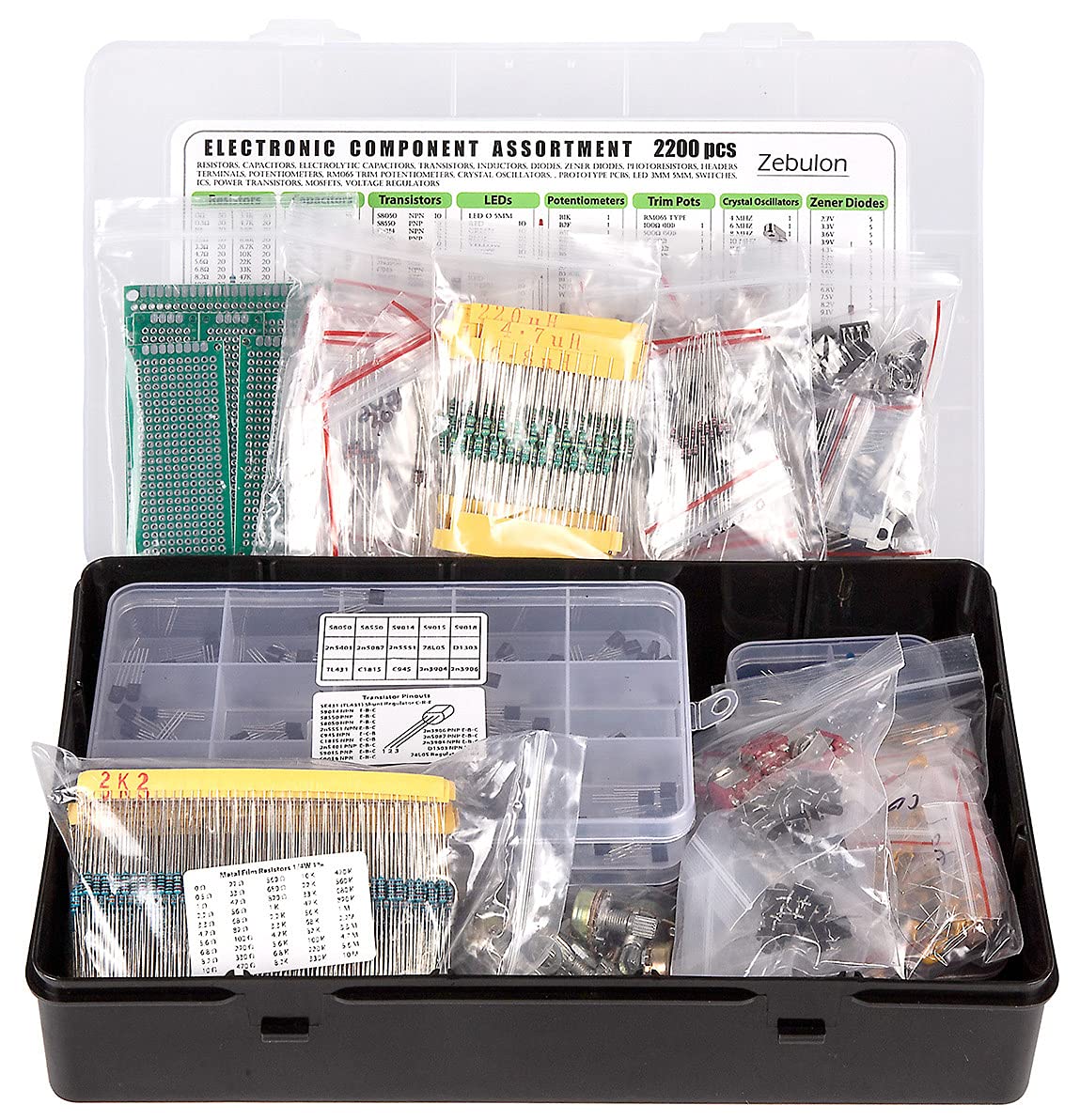 2200 Pc Electronic Component Kit Y523719
