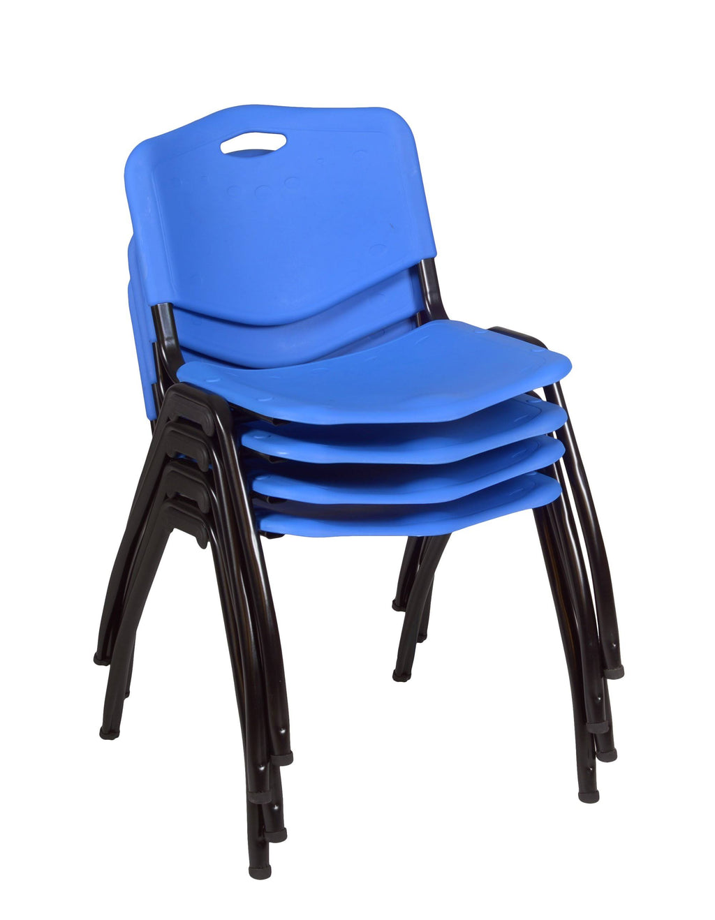Round Breakroom Table & Stack Chairs Z39584
