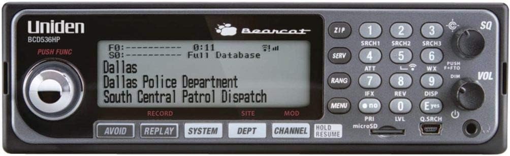 Scanner with Wi-Fi, Backlit Keypad & LCD, S.A.M.E. Weather Alert Y9096