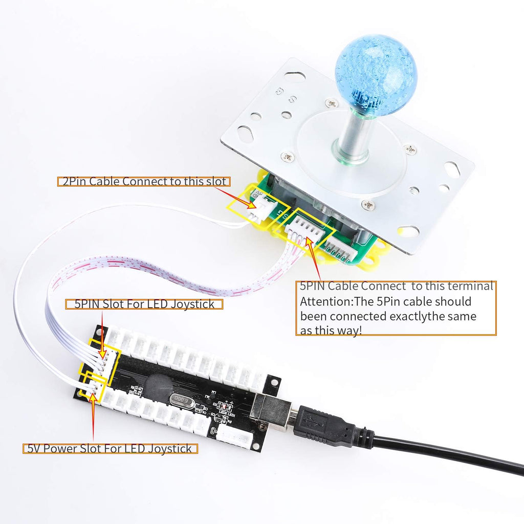 2-Player LED DIY Arcade Kit E26308