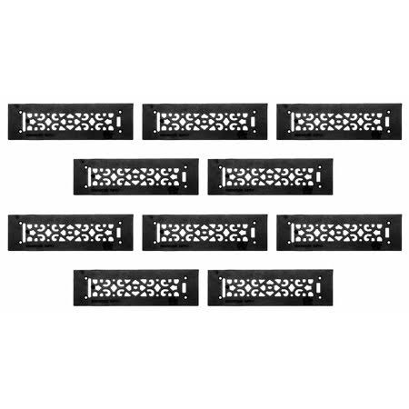 10 Heat Air Grille Cast Victorian 3 1/2 x 12 M602030