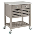 Stainless Steel-Top Kitchen Cart U2922