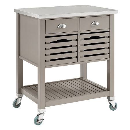 Stainless Steel-Top Kitchen Cart U2922