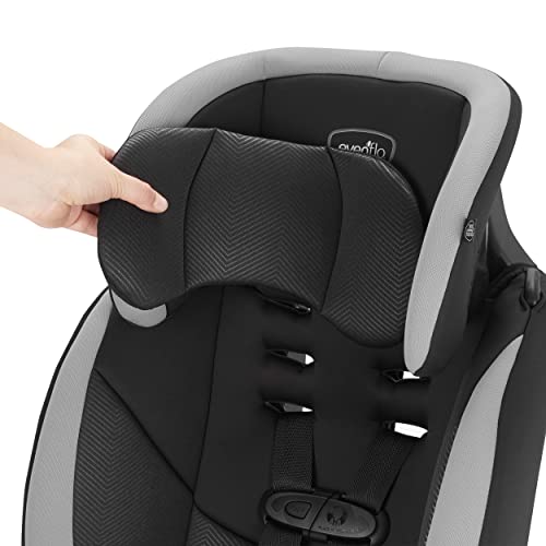 Harness Highback Booster Car Seat, Granite Gray, Polyester Q1135