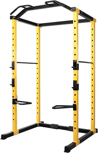 2.35" x 2.35" Power Cage Squat Rack with Attachments and Accessories T521