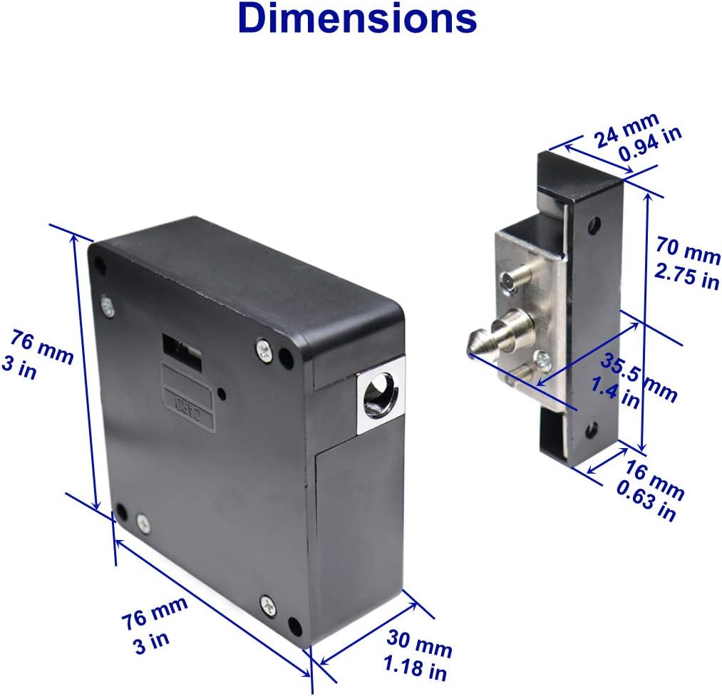 RFID Electronic Cabinet Lock with 5PCS IC Cards B182090