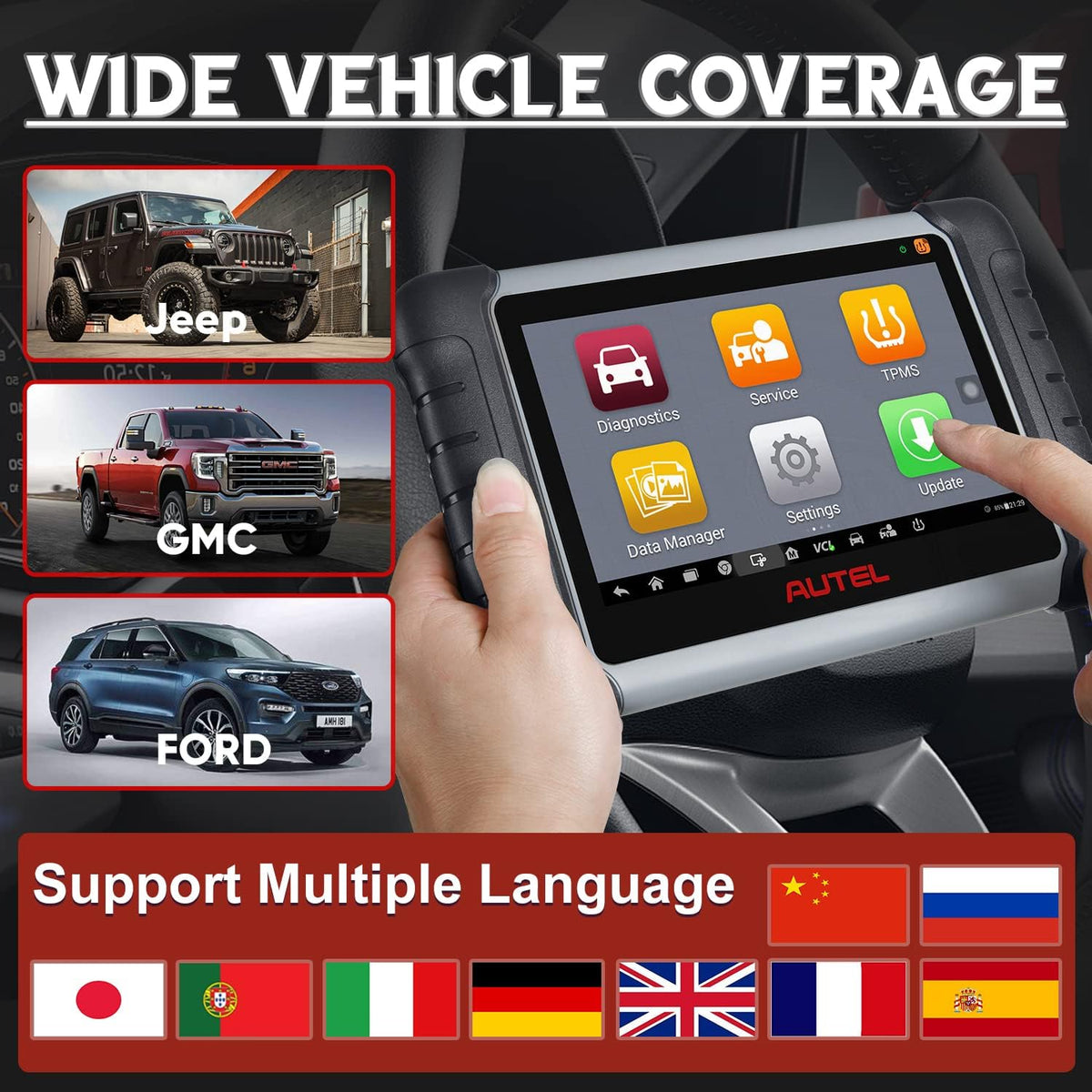 Diagnostic Scan Tool with 4 MX-Sensor R33066