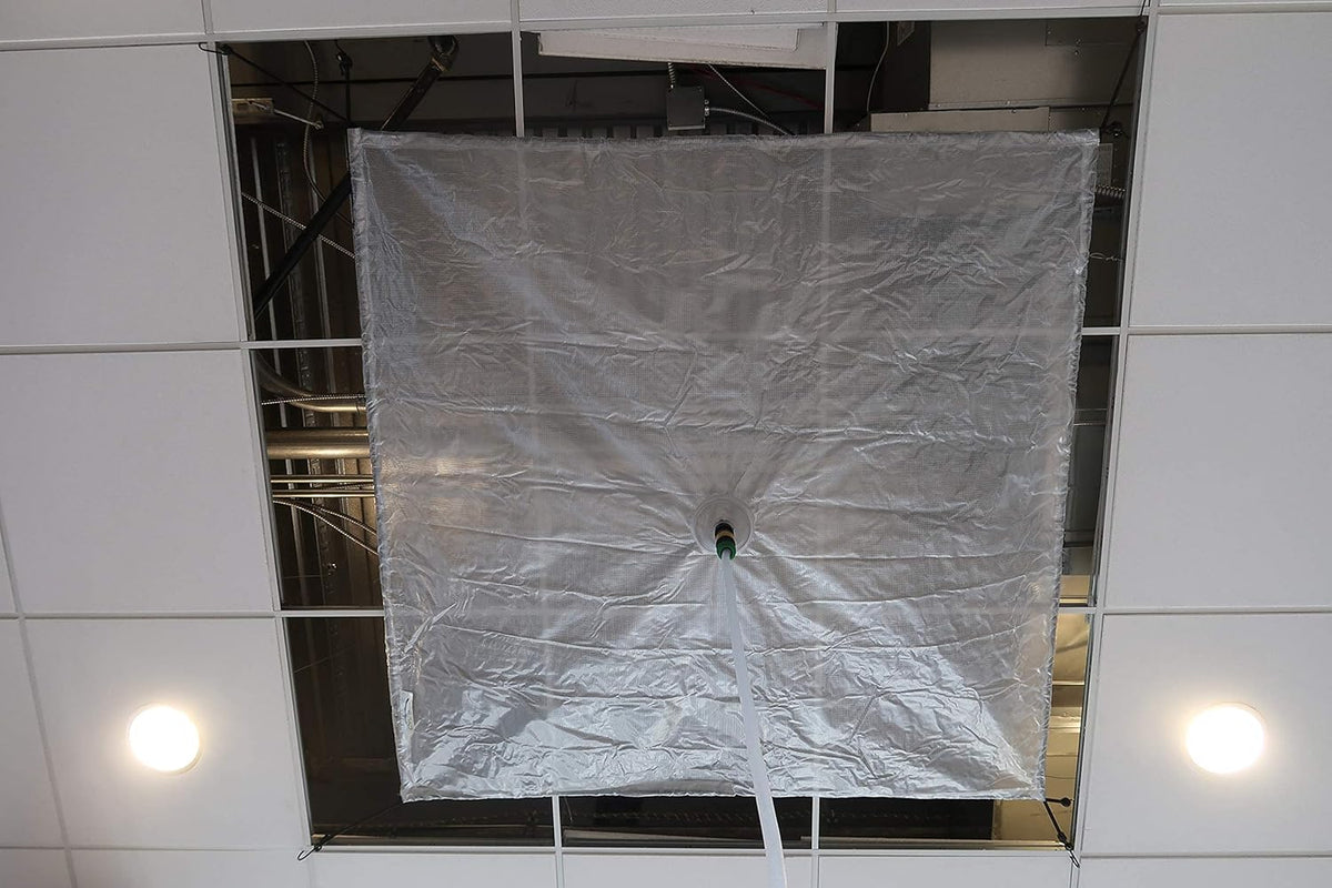 Ceiling Tile Leak Diverter Kit 5' x 5' with 15ft Hose F945936