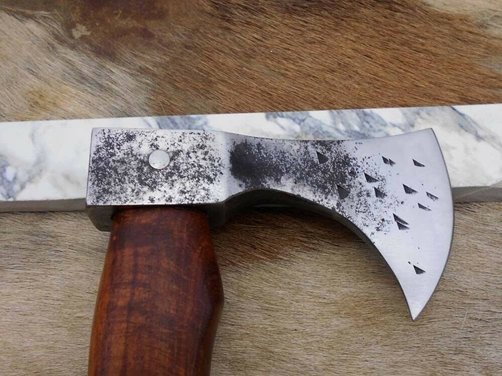 Long Hand Hammered Carbon Steel Axe G873