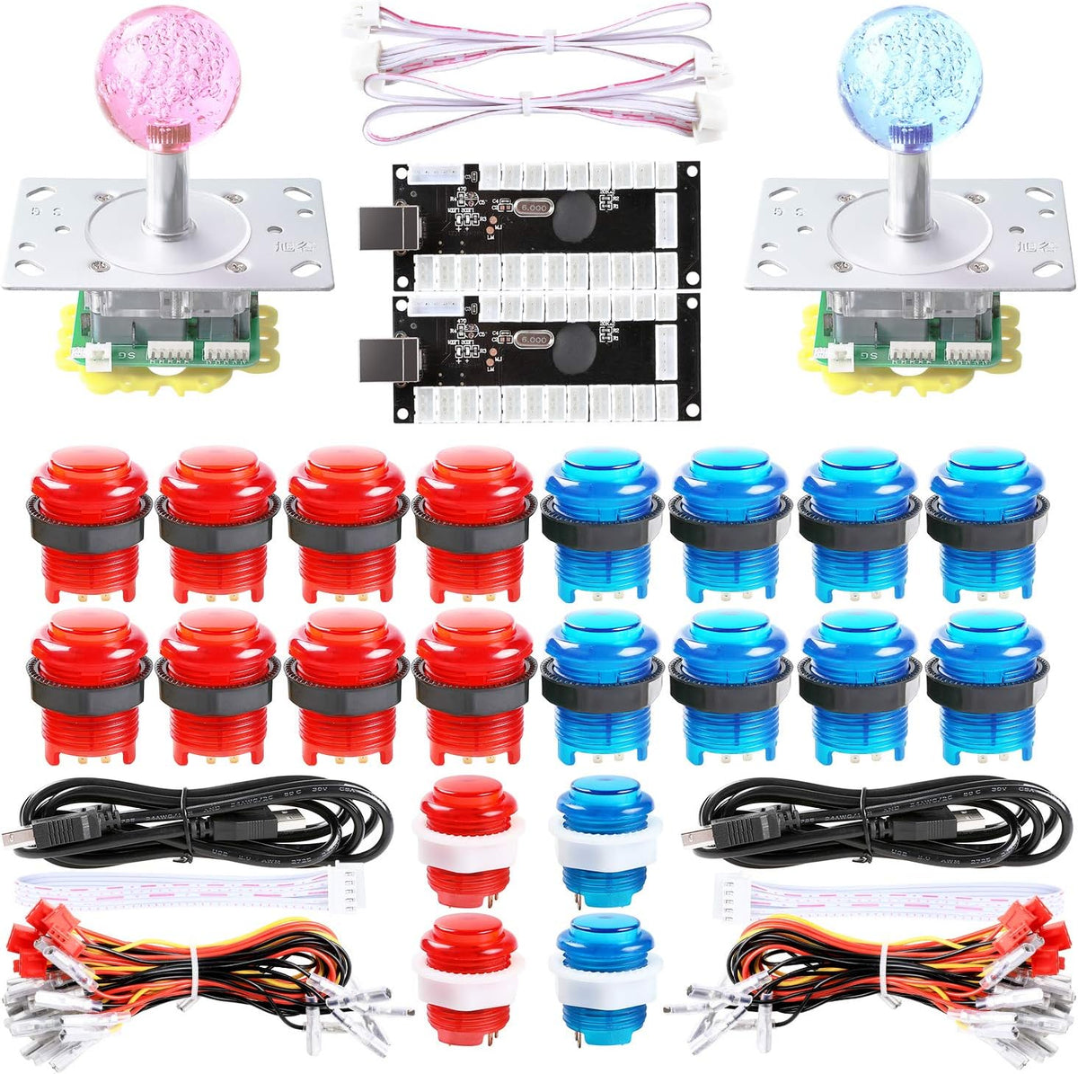 2-Player LED DIY Arcade Kit E26308