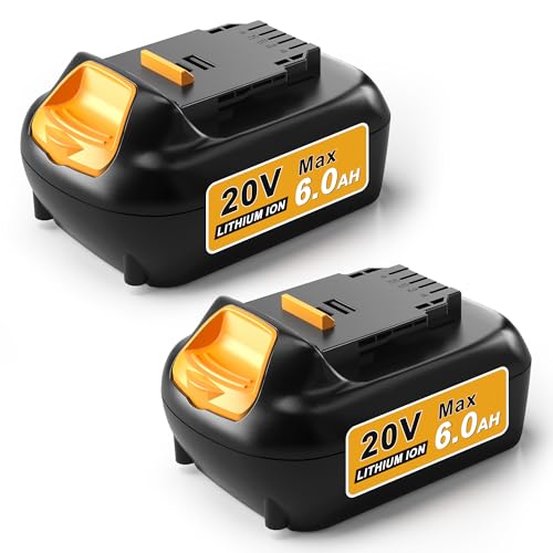 2Pack 6.0Ah Replacement Battery for 20V Cordless Power Tools I7925