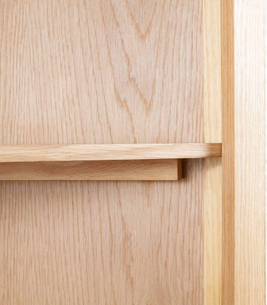 Solid Oak Wood Corner Cabinet D6105