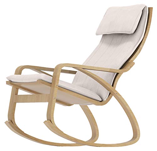 Polyester Flax Beige Poang Armchair Slipcover K39991