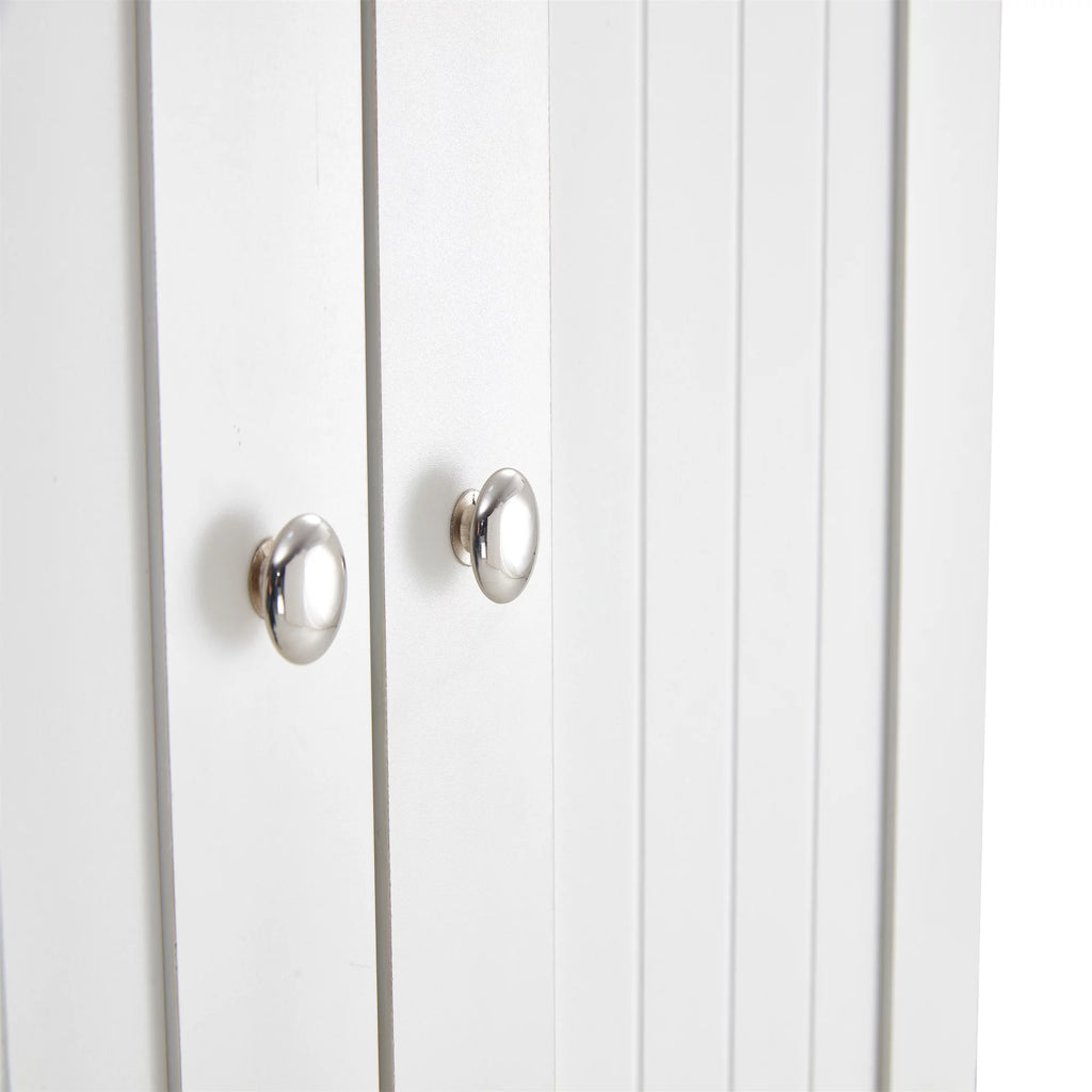 White Bathroom Shelf Over The Toilet Cabinet Organizer M2311