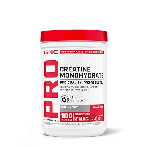 Creatine Monohydrate Powder, 5g Creatine Per Serving, 50 Servings H6538