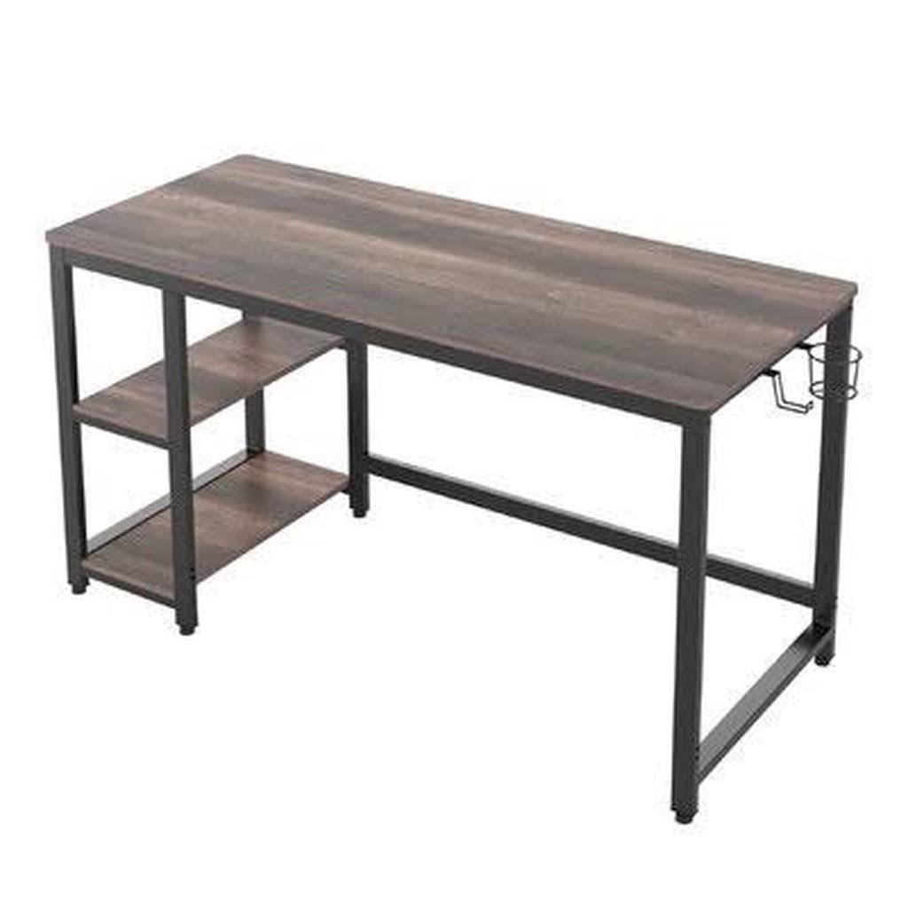 Dark Brown Black Desk H740