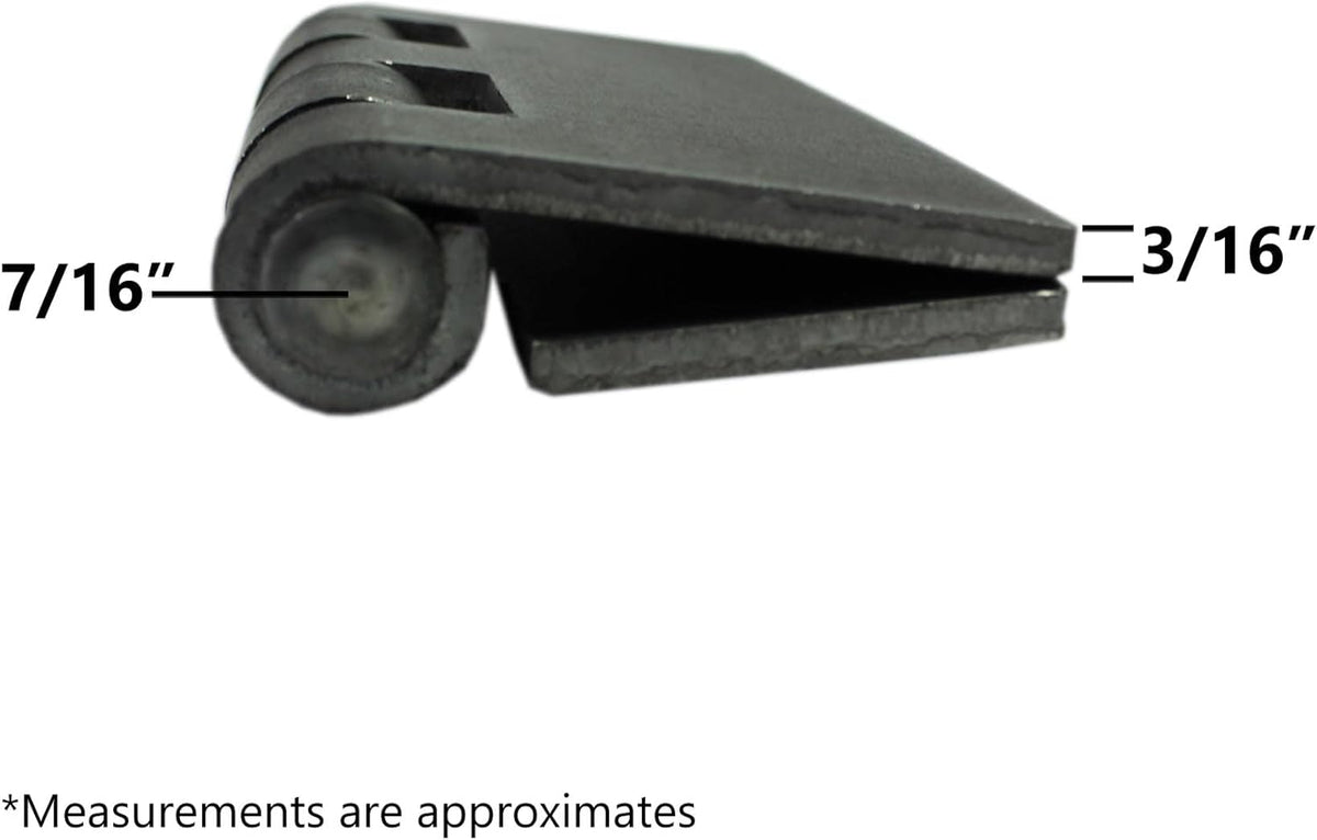 9 Pairs 4" x 4" Steel Butt Hinge W380