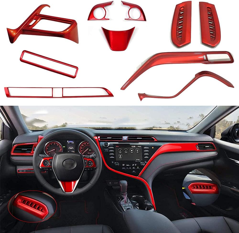 10Pcs ABS Car Interiors Decorative Trim Accessories N877305