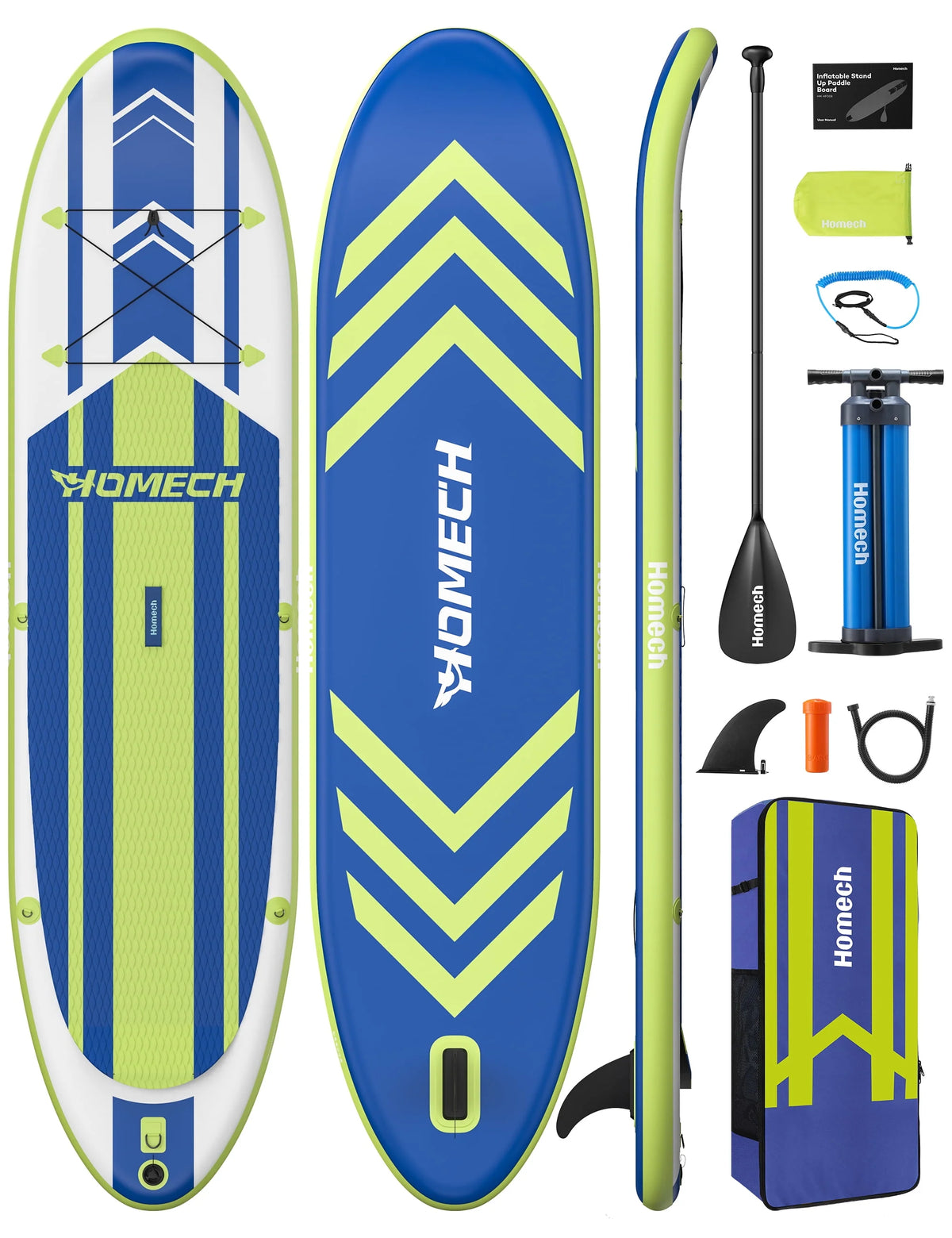 10.8 ft Inflatable Stand Up Paddle Board with Pump D231