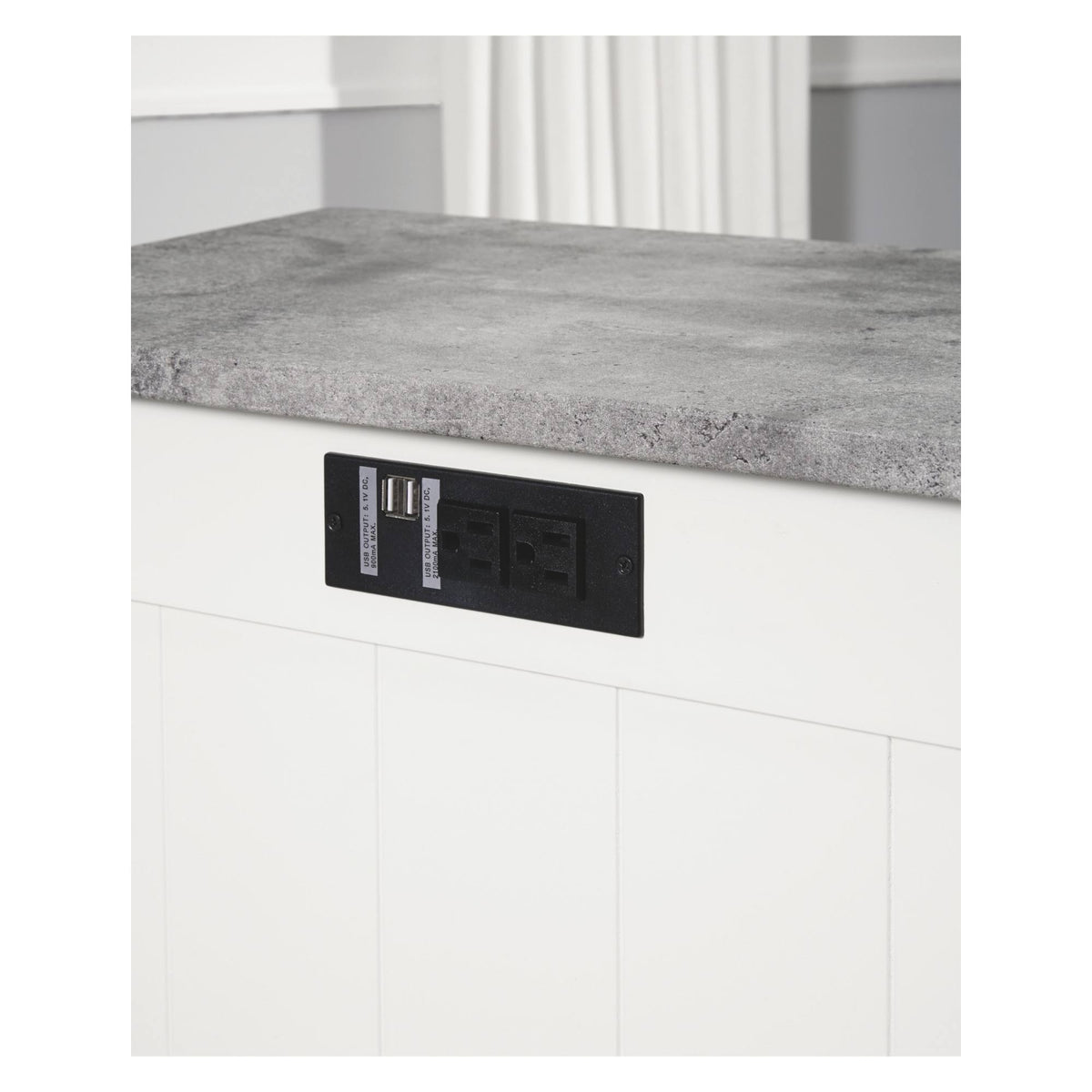 White Chair Side End Table U309543