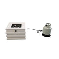 Gray Outdoor Gas Fire Pit Table J492319