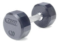 40lb 12-Sided Rubber Encased Dumbbell S212