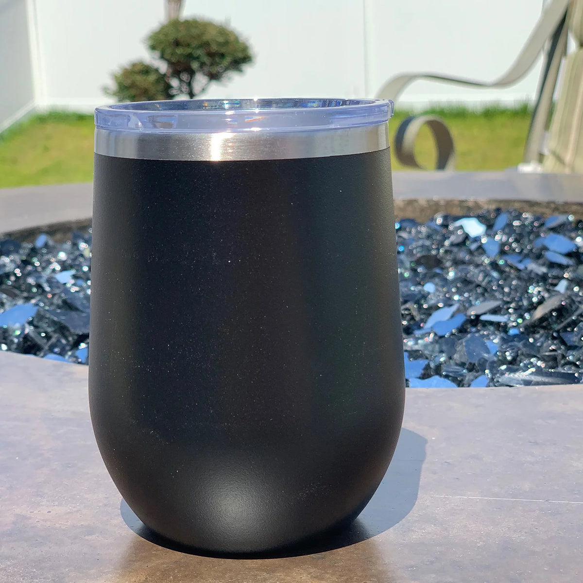 Engraved 12 oz Red Wine Cup F199