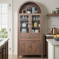 Pantry Cabinet with Drawer, 2 Cabinets and 6 Door Shelves, Adjustable Shelves, 71.65" C8055