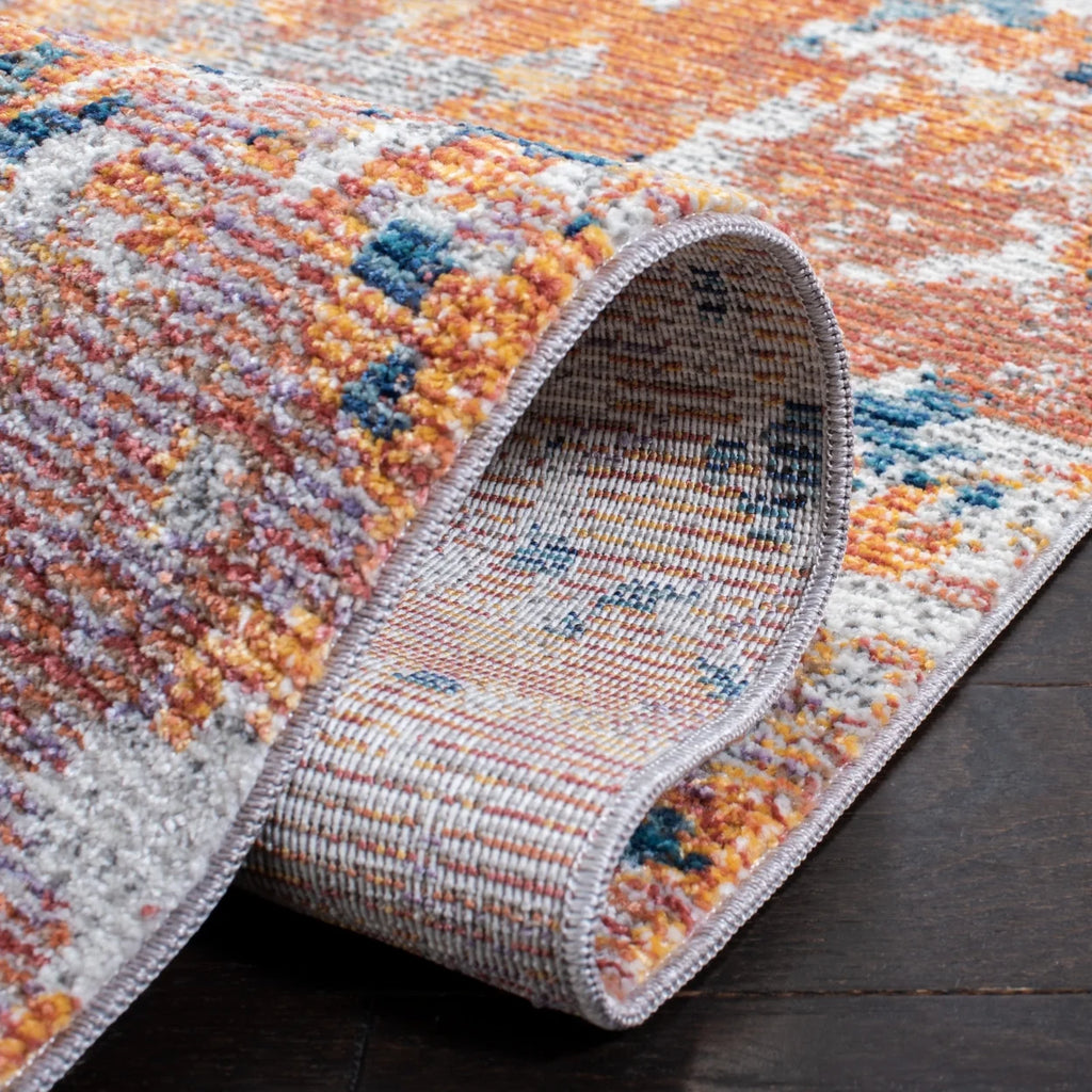 Gold / Blue Rug L395182