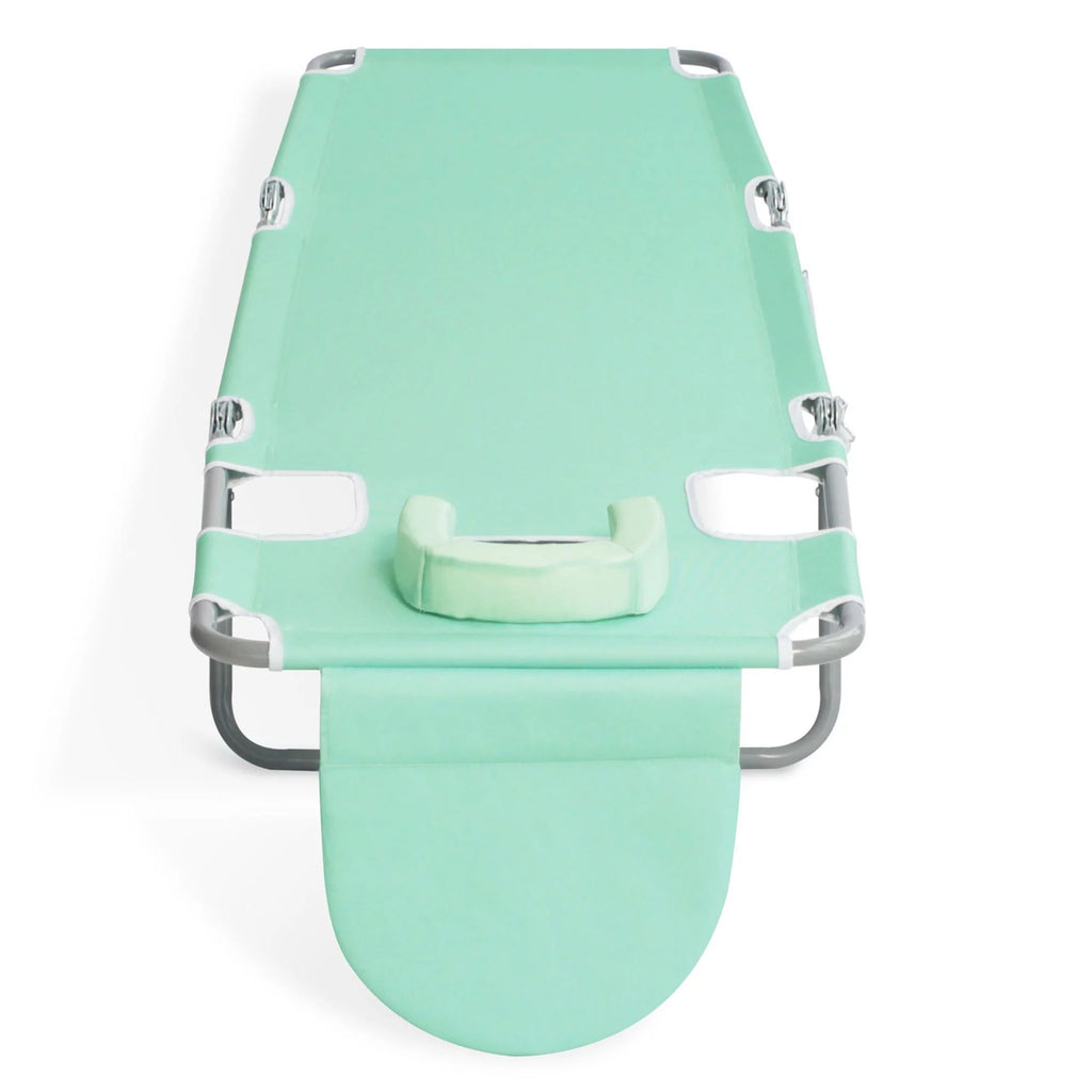 Teal Folding Chaise Lounge Chair 2 Pack F54884