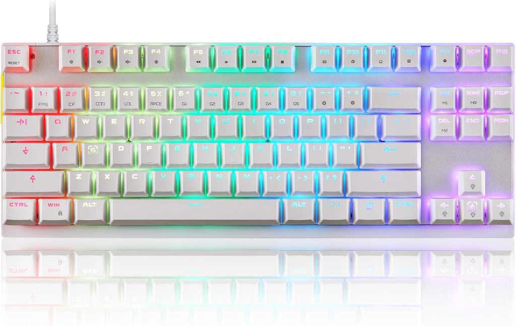 87 Keys Wired Mechanical Gaming Keyboard V329958