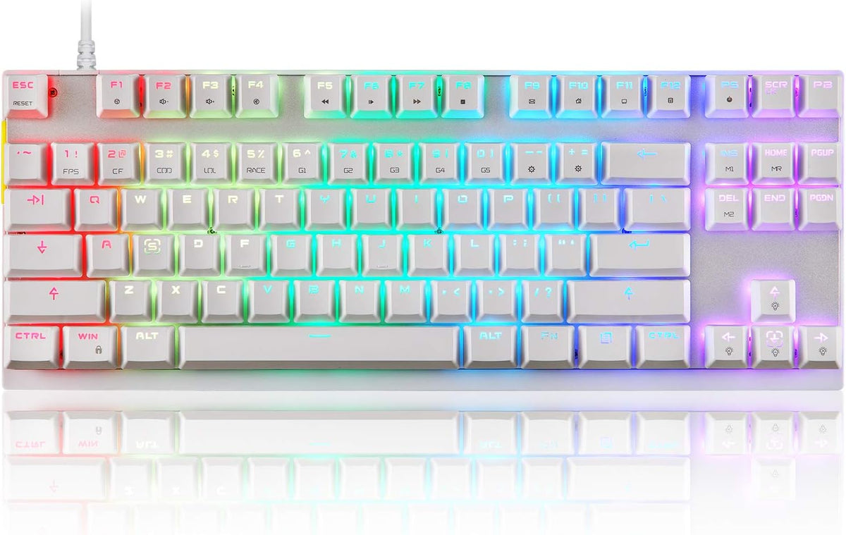 87 Keys Wired Mechanical Gaming Keyboard V329958