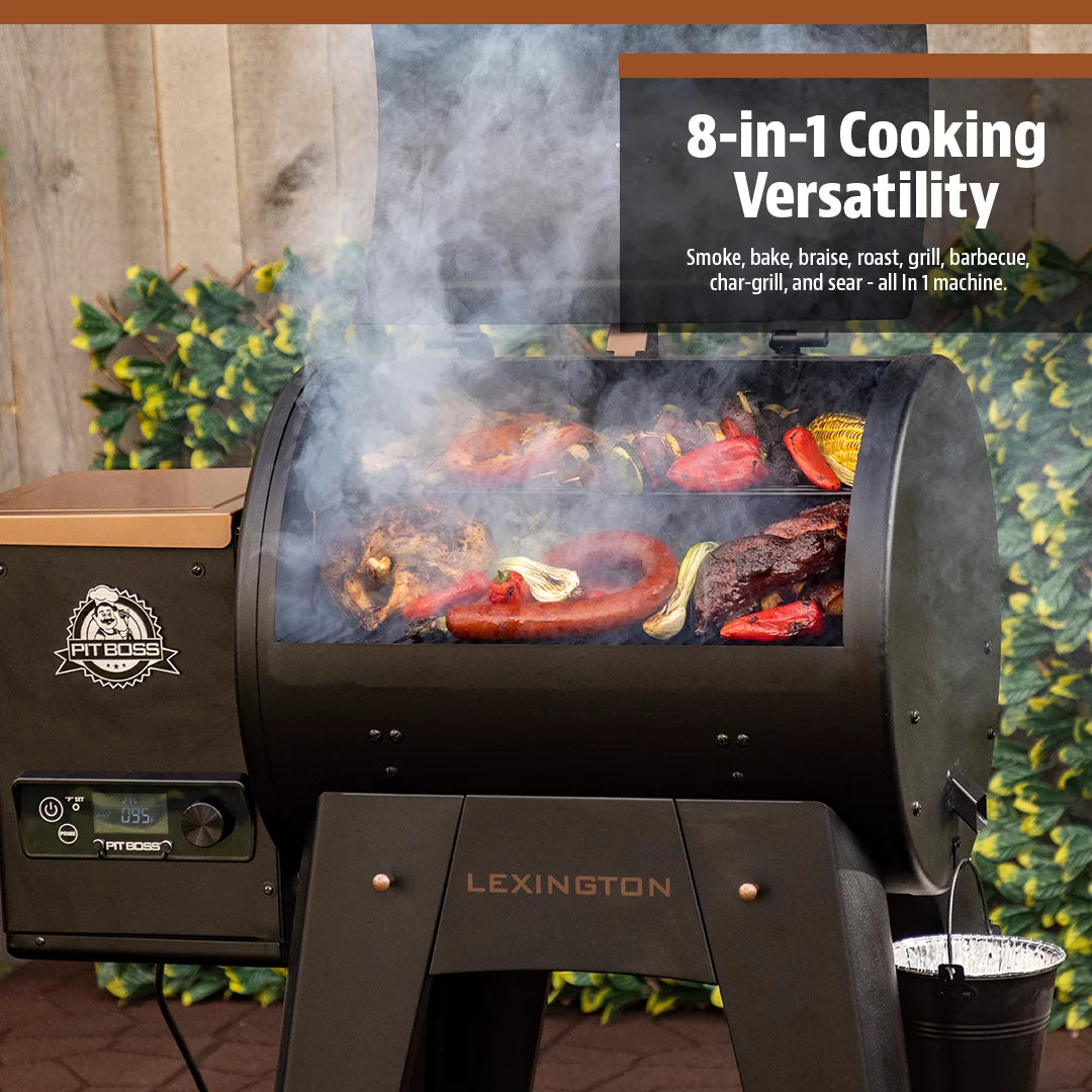 Wood Fired Pellet Grill and Smoker E368460