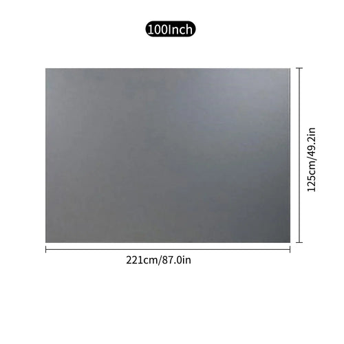 100 Inch Portable Metal Projector Screen 16:9 Foldable Projection Screen F9963