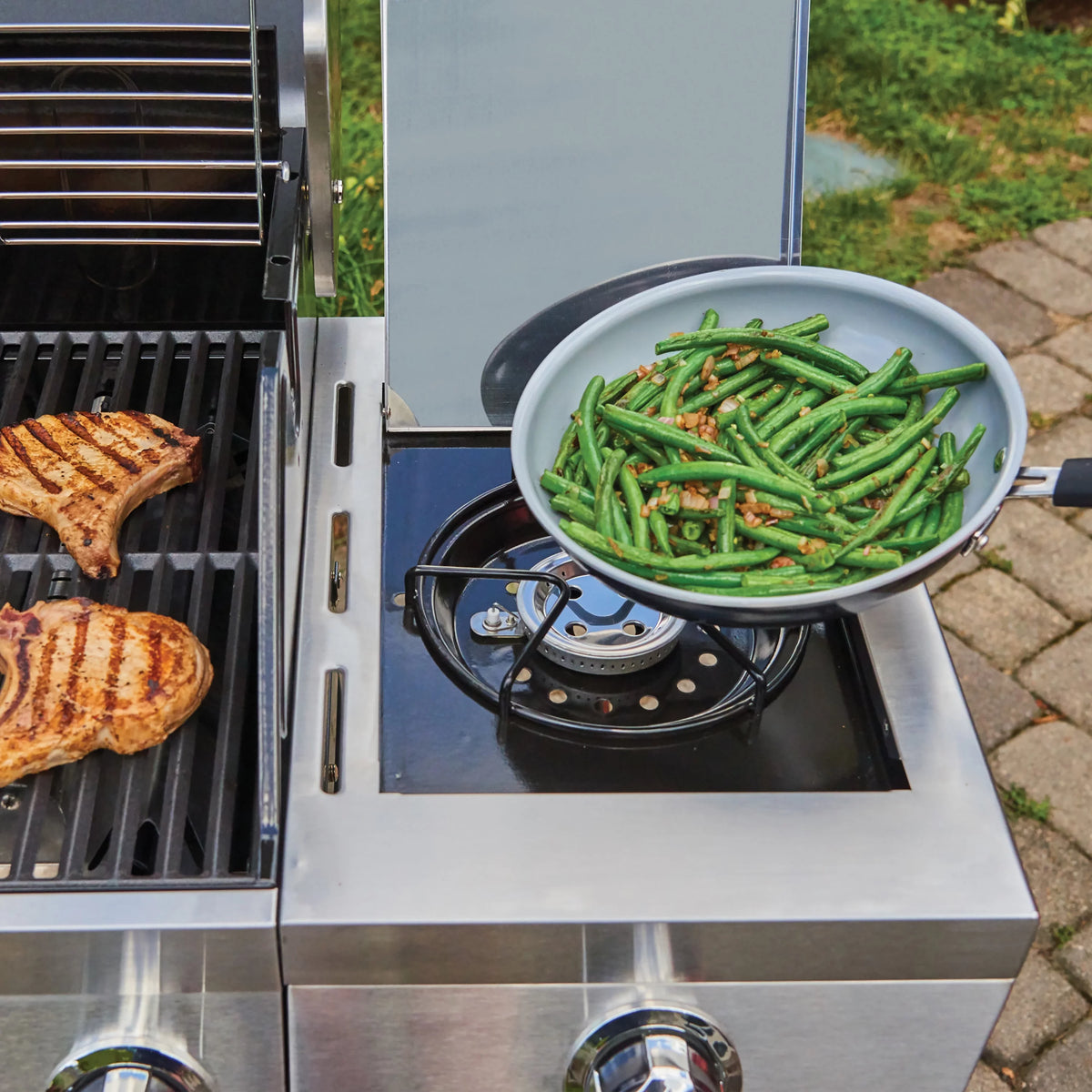 5-Burner Dual Fuel Gas Grill W6854