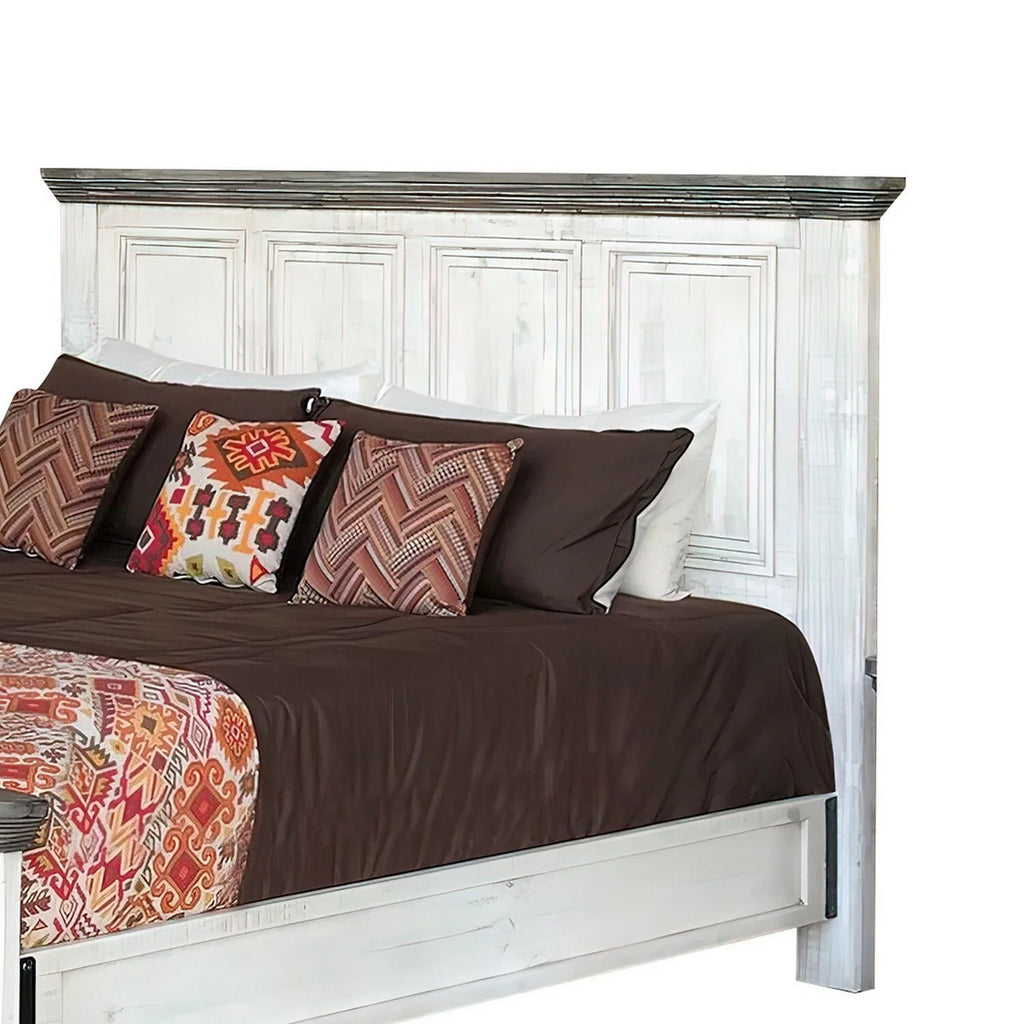 King Size Bed with Headboard and Footboard Y70713