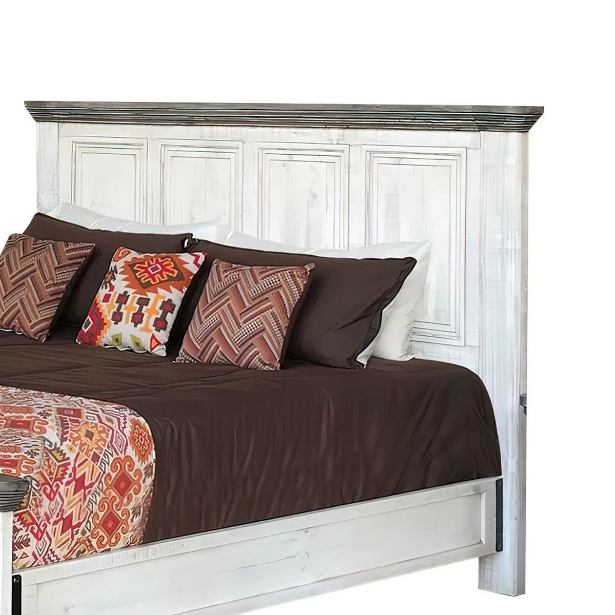 King Size Bed with Headboard and Footboard Y70713