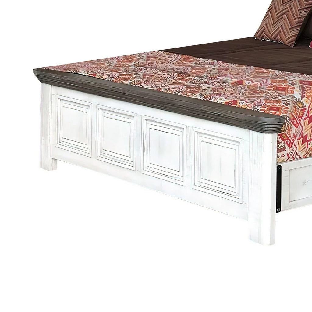 King Size Bed with Headboard and Footboard Y70713