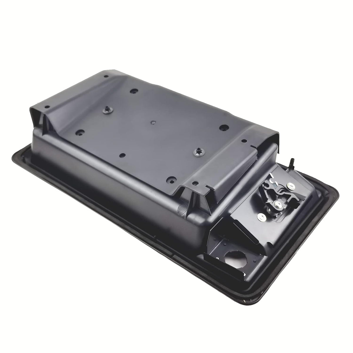 Right Side Rear Exterior Cargo Door Handle & License Plate Housing Frame Bracket for 08-21 Ford E150 E250 E350 E450, Pack of 2 W991