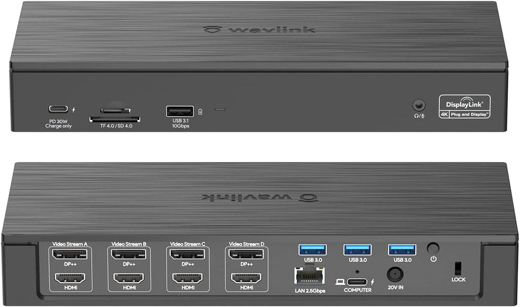 18-in-1 5K Quadruple Display Docking Station with Thunderbolt 3 R3780