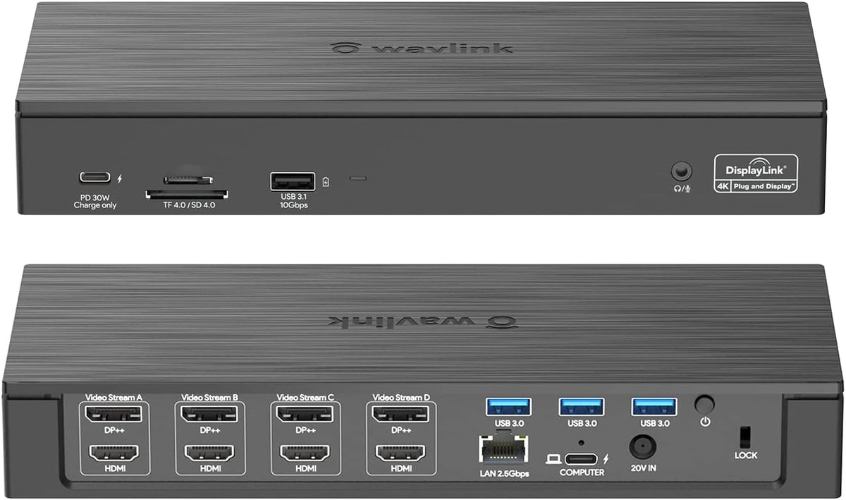 18-in-1 5K Quadruple Display Docking Station with Thunderbolt 3 R3780