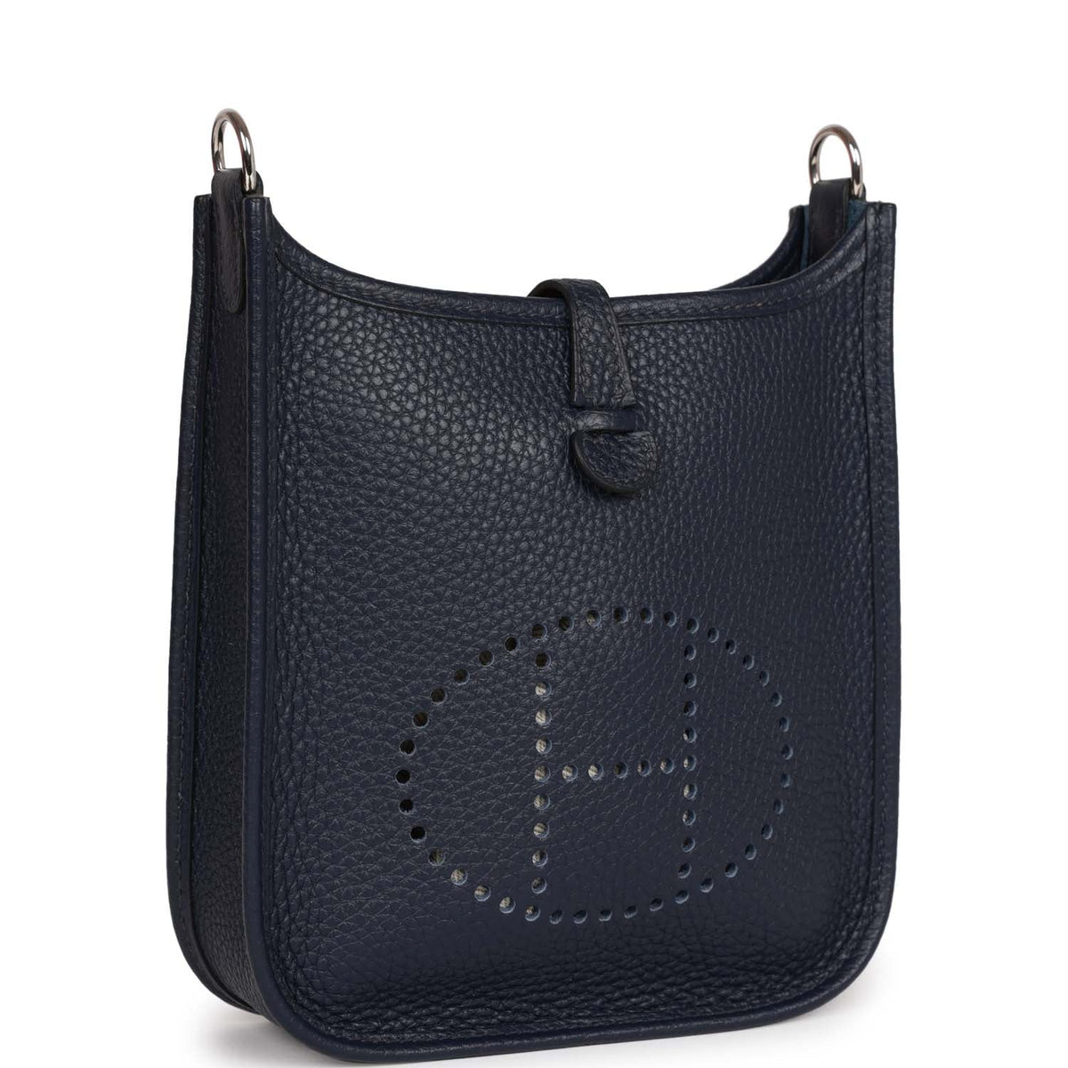 Bleu Nuit Clemence Leather Bag Q5125