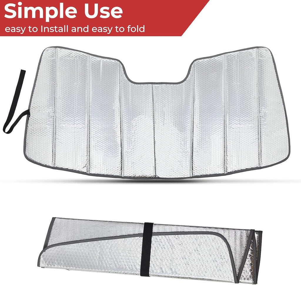 Foldable Windshield Sunshade Pack of 2 O917