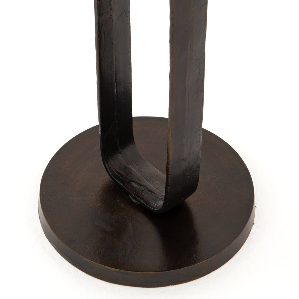 Antique Rust End Table Z364
