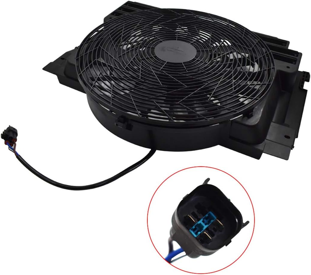 Condenser Fan Motor Assembly for BMW E53 X5 2000-2006 O920
