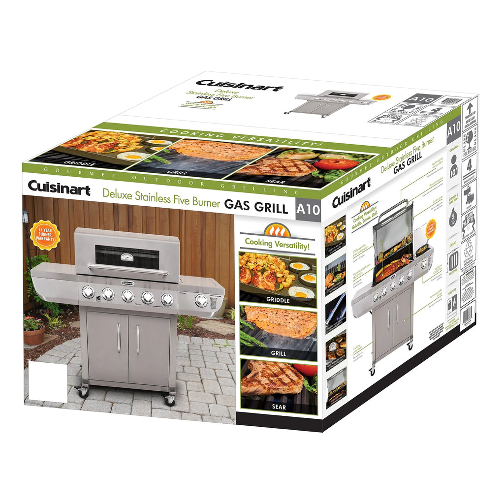 5-Burner Dual Fuel Gas Grill W6854